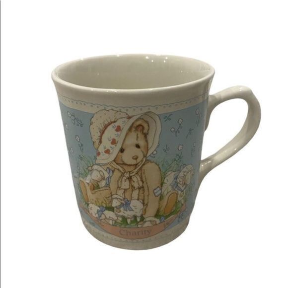 1999 Priscilla Hillman Cherished Teddies Mugs Set of 3 - Picture 2 of 6